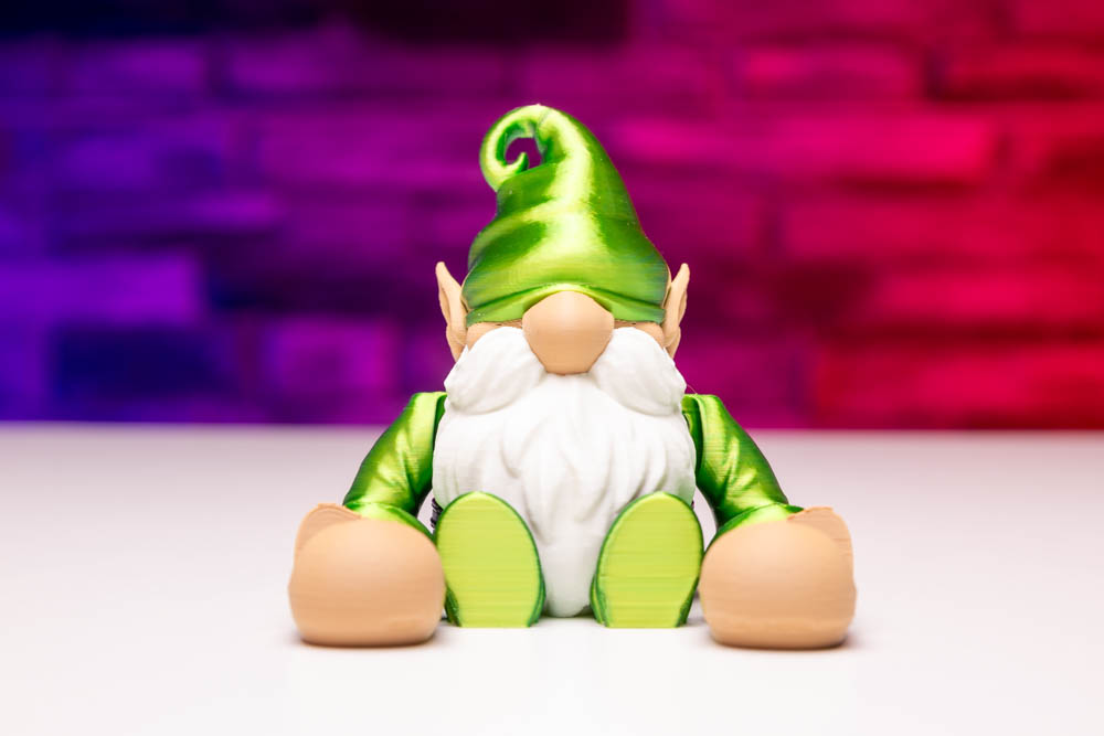 3D Print Articulated Christmas Dwarf Phone Holder STL for download