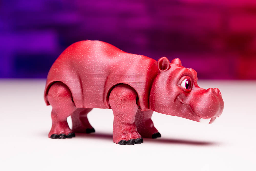 3D Print Articulated Hippo STL for download