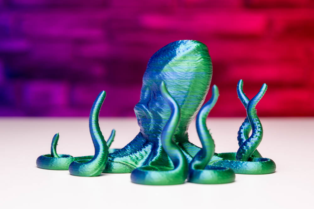 3D Print Dualcolor Sea Creature Octopus