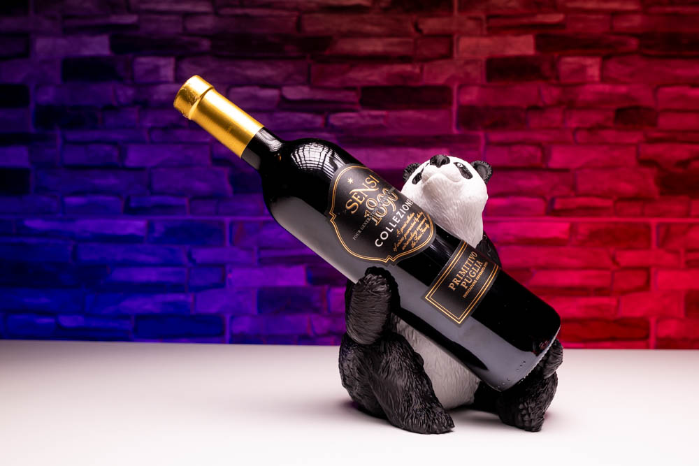 3D Print Panda Wine Holder STL for download