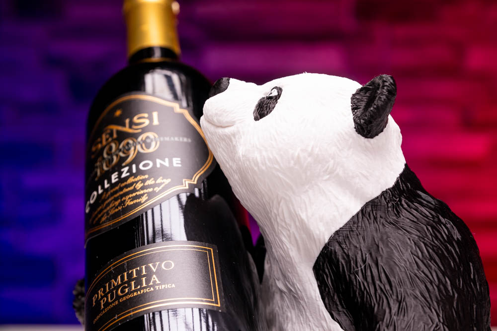 3D Print Multicolor Panda Wine Holder