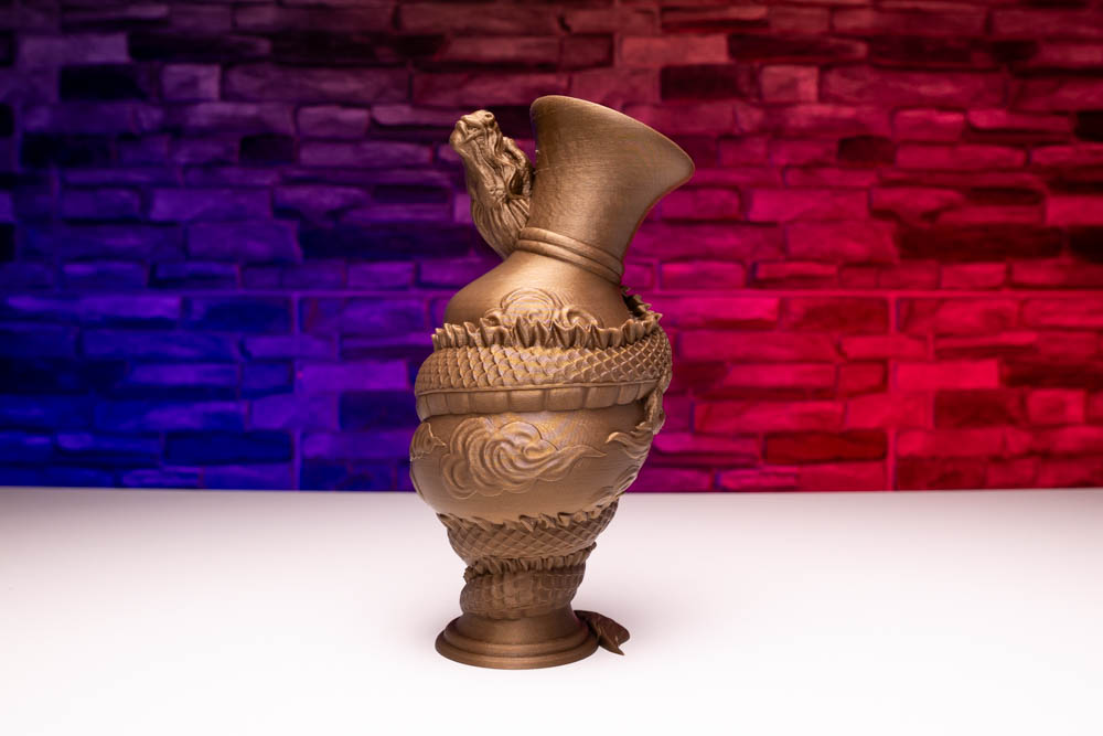 3D Print Dragon Vase STL for download