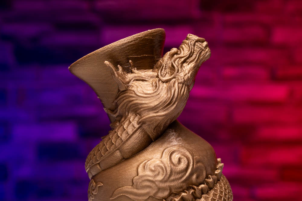 3D Print Dragon Vase STL for download