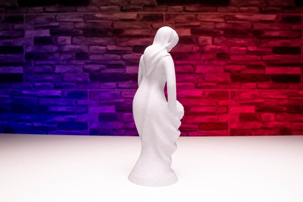 3D Print Elegant Woman Marble Statue STL for download