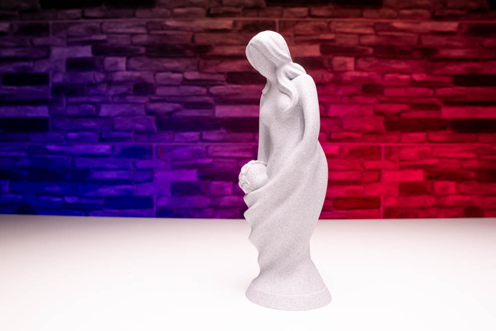 3D Print Elegant Woman Marble Statue