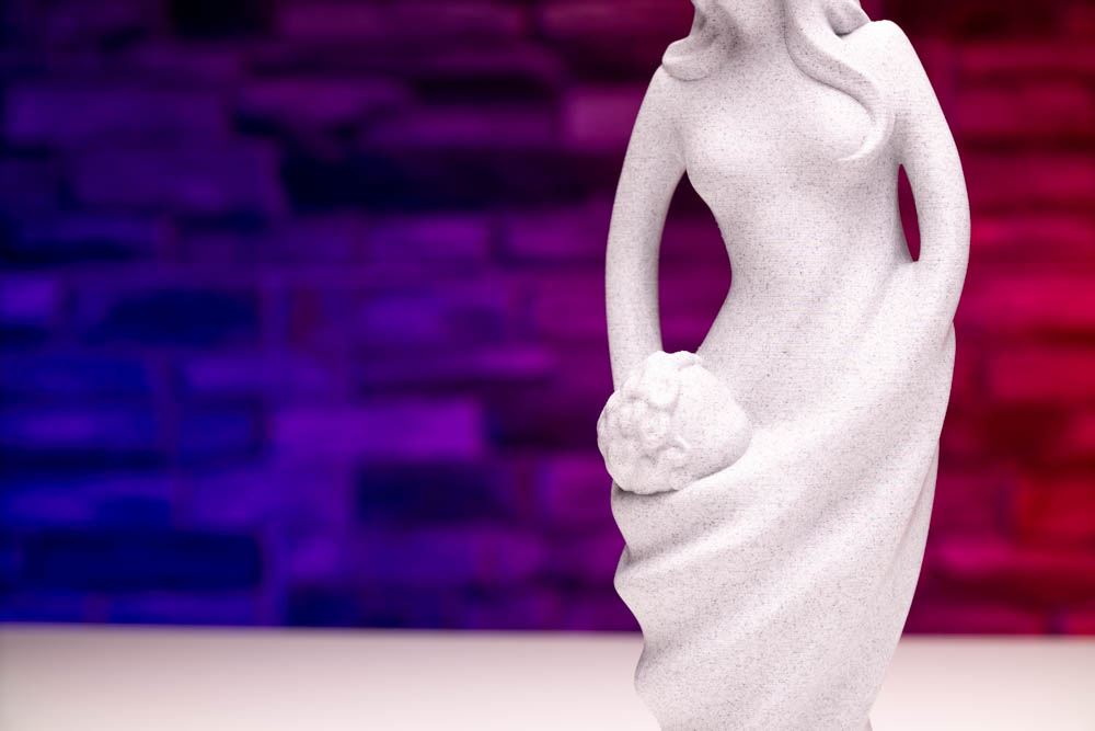 3D Print Elegant Mother and Child Statue STL for download