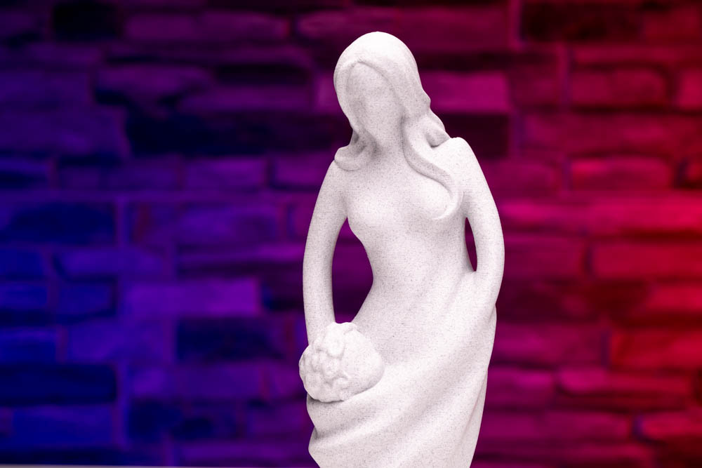 3D Print Elegant Mother and Child Statue STL for download