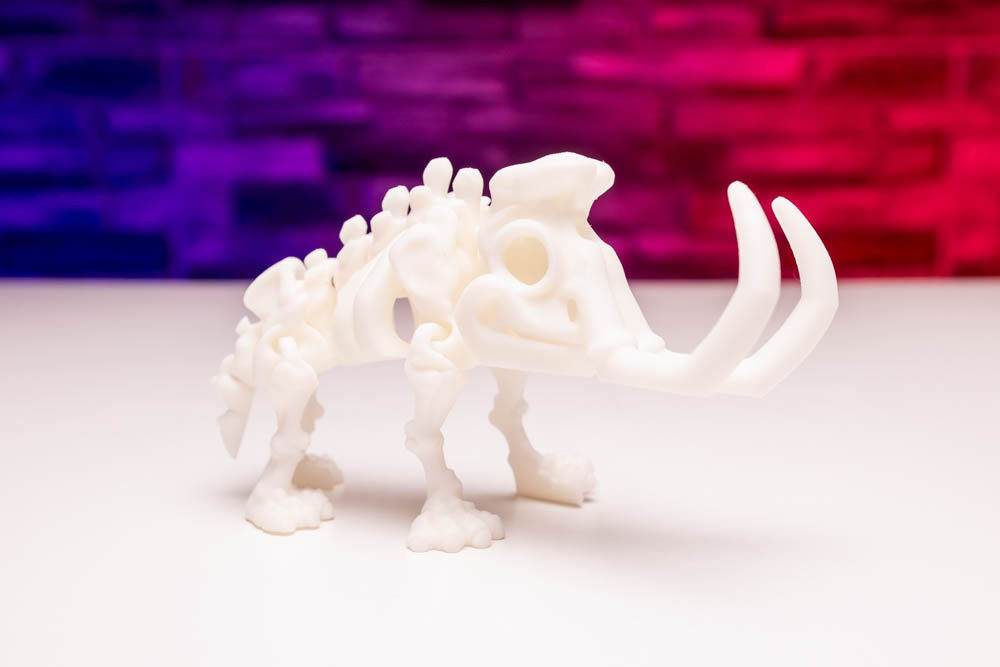 3D Print Articulated Skeleton Mammoth STL for download