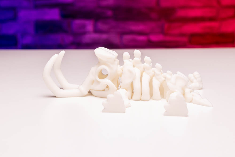 3D Print Articulated Skeleton Mammoth STL for download