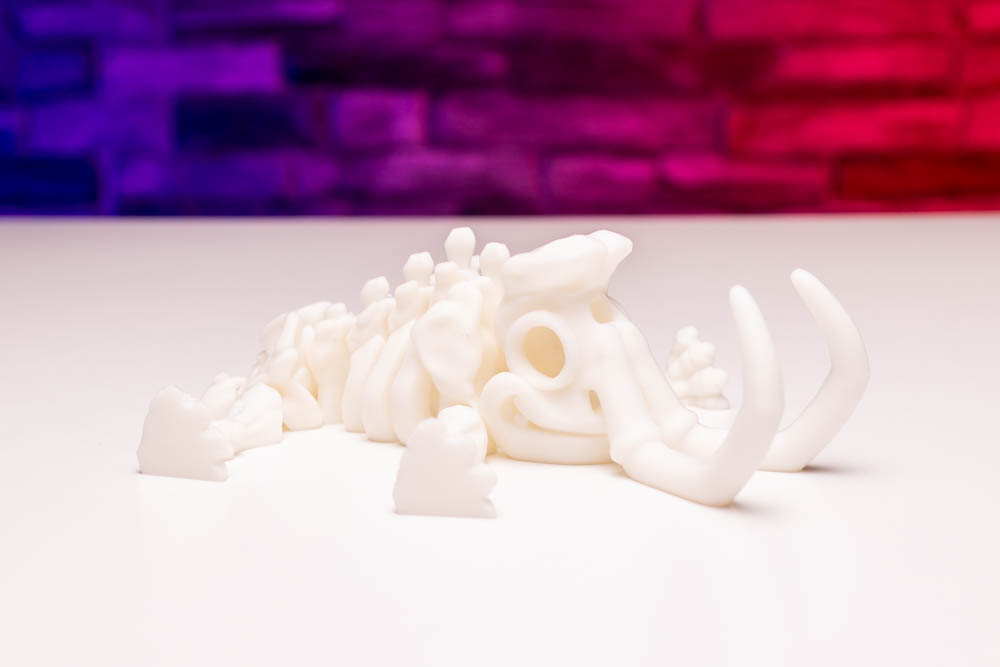 3D Print Articulated Skeleton Mammoth STL for download