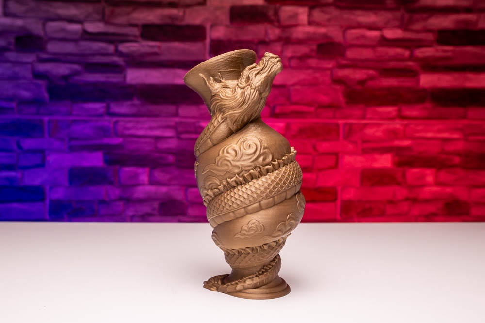 3D Printed Dragon Vase