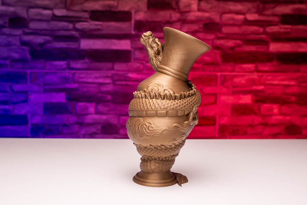 3D Print Chinese Dragon Vase STL for download