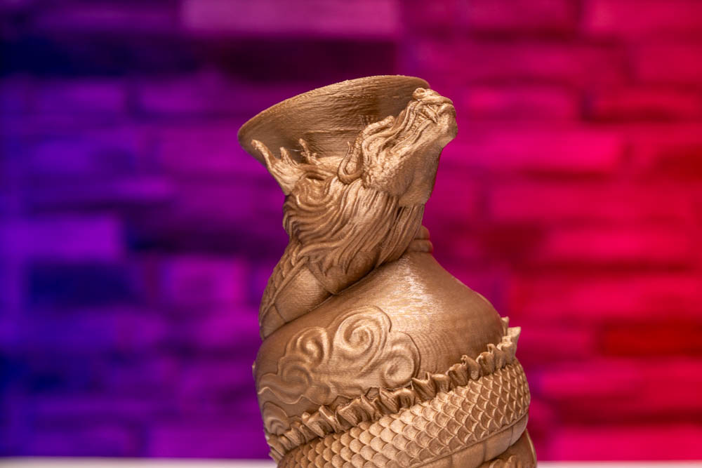 3D Print Chinese Dragon Vase STL for download