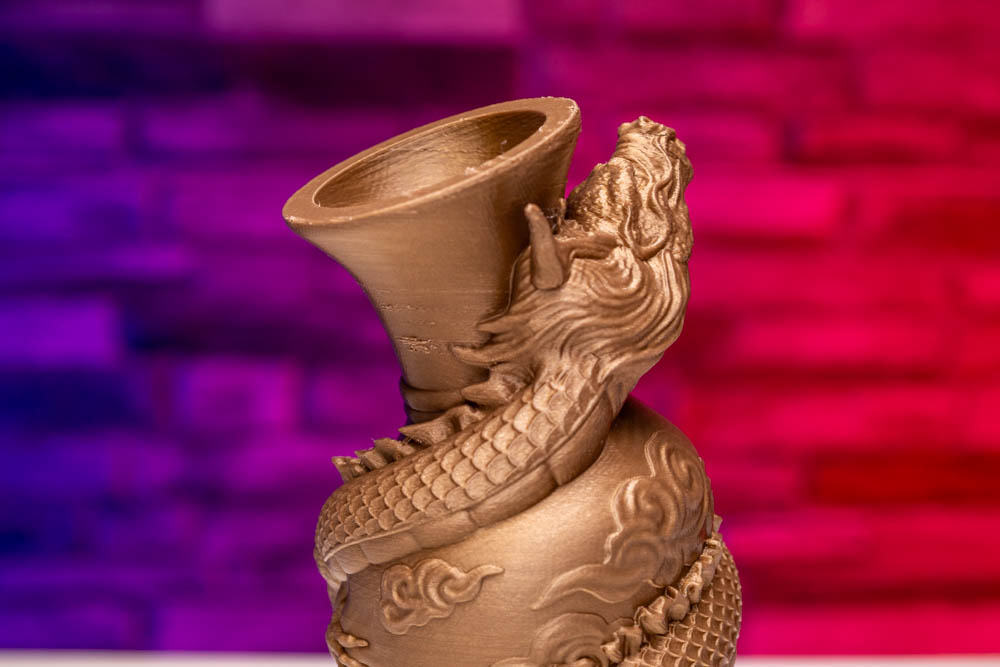 3D Print Chinese Dragon Vase STL for download