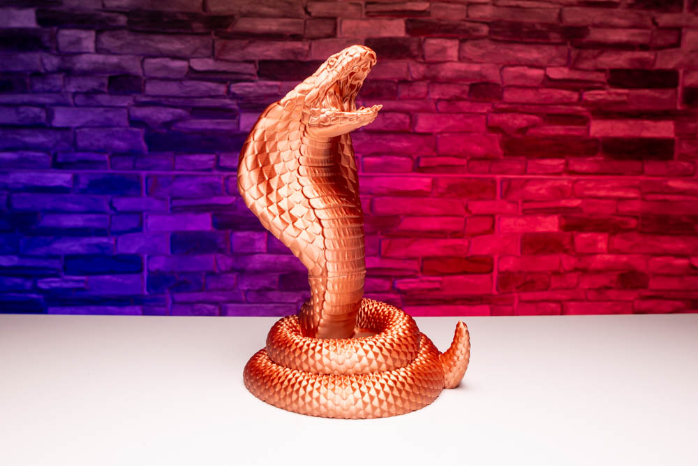 3D Print Cobra Headphones Stand STL for download