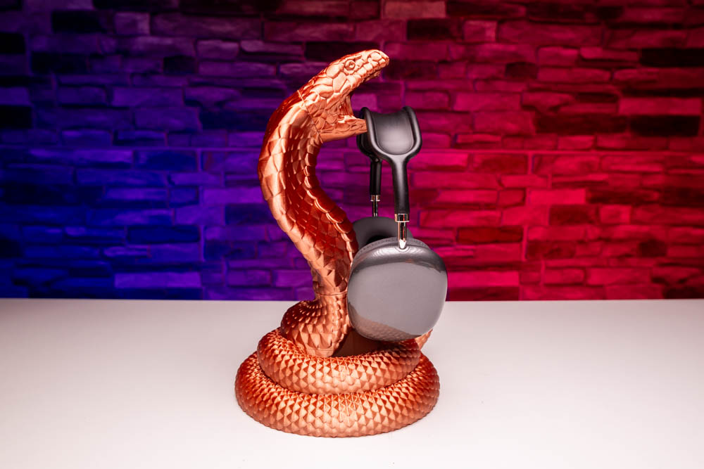 3D Print Cobra Headphones Stand STL for download