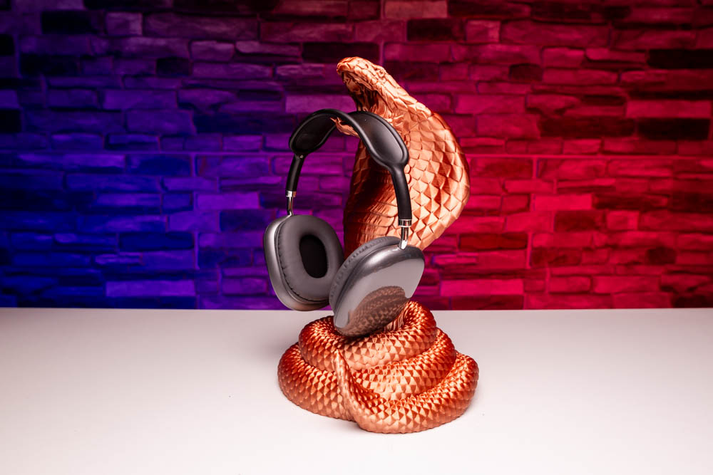 3D Print Cobra Headphones Holder Stand STL for download