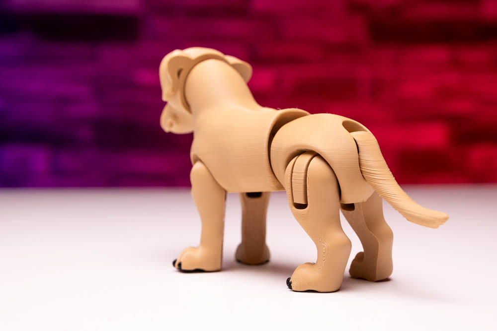 3D Print King Articulated Multicolor Labrador Dog STL for download