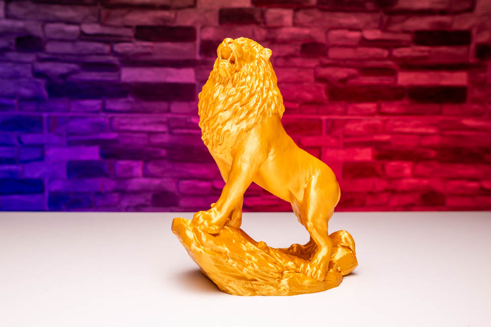 3D Print Majestic Lion Statue STL for download