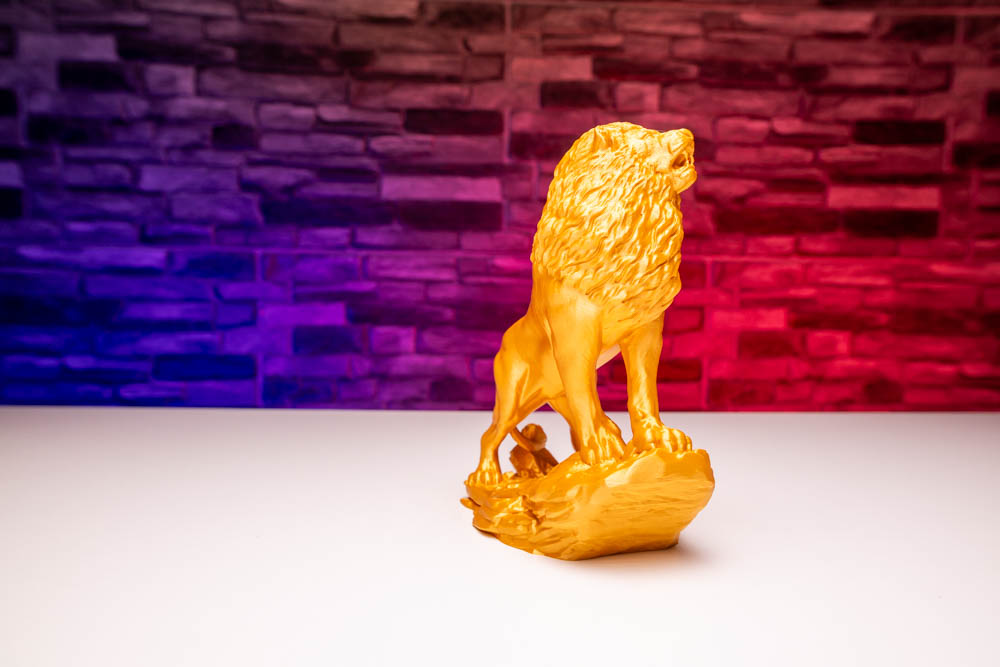 3D Print Majestic Lion Statue STL for download