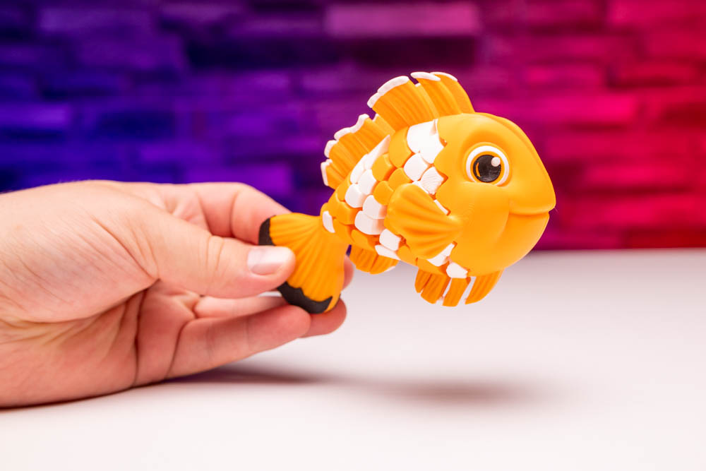 3D Print Articulated Nemo Fish STL for download