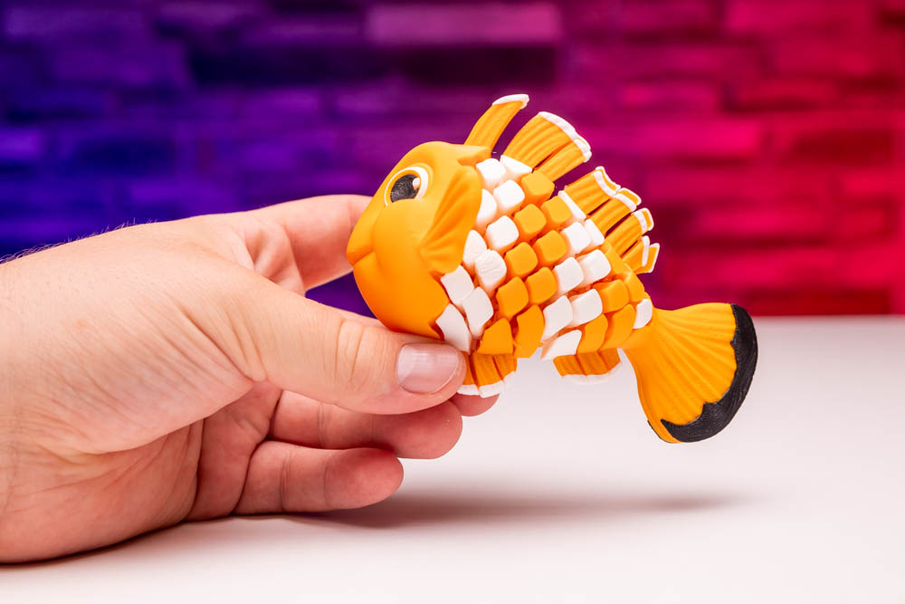 3D Print Articulated Nemo Fish STL for download