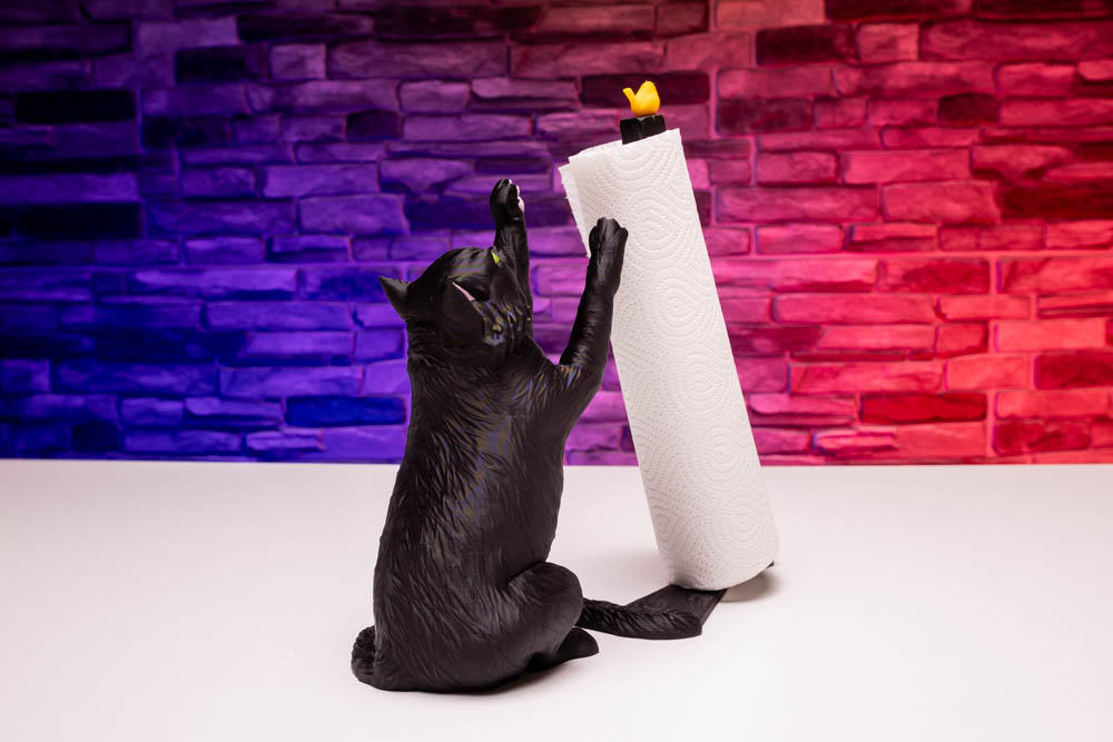 3D Print Cat Paper Towel Holder