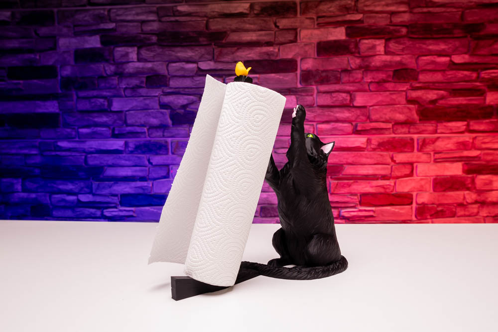 3D Print Cat Paper Towel Holder