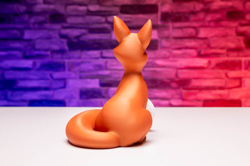 3D Print Cute Smirky Fox STL for download