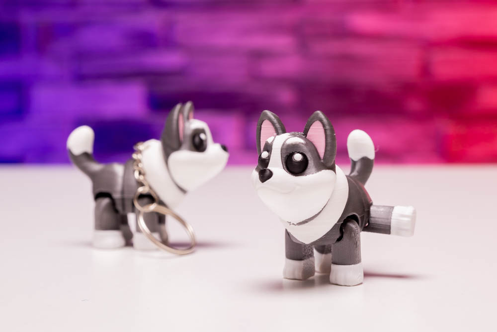 3D Print Dog Keychain STL for download