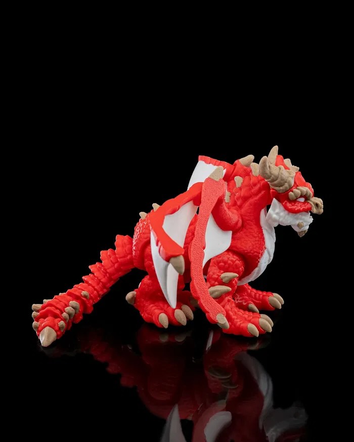 3D Printed Elemental Dragon STL for Download