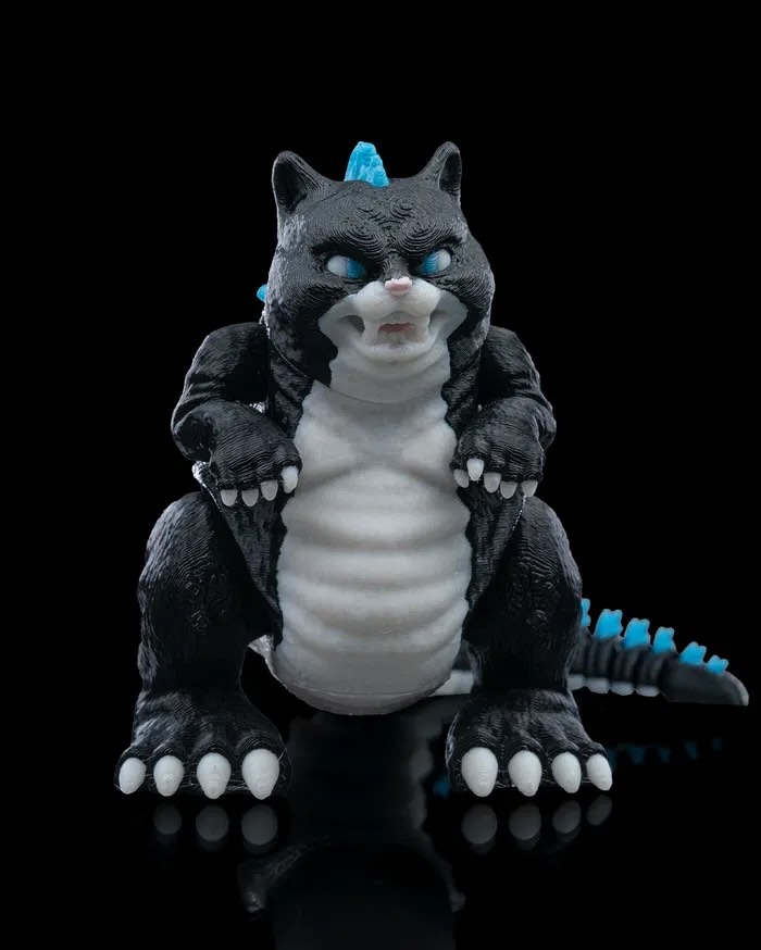 3D Printed Catzilla 