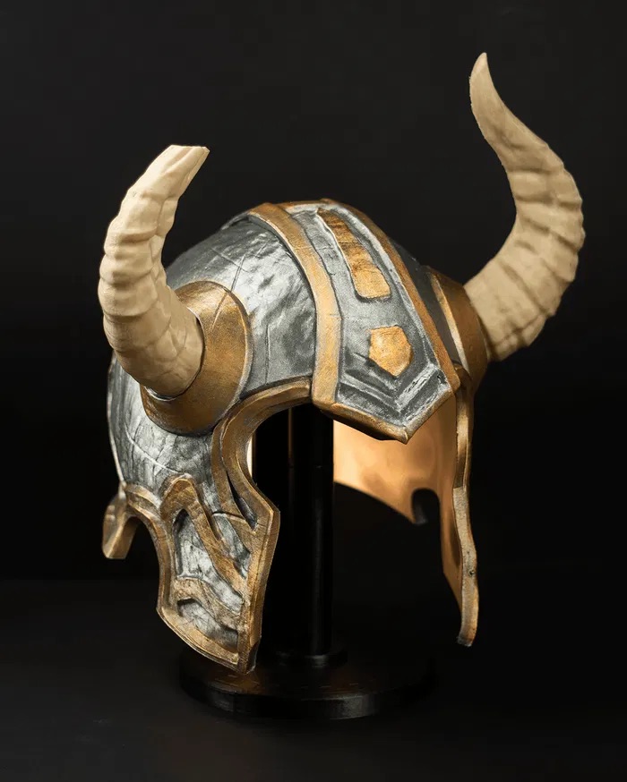 3D Printed Dwarven Helmet