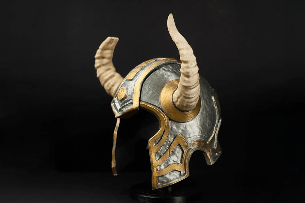 3D Printed Dwarven Helmet