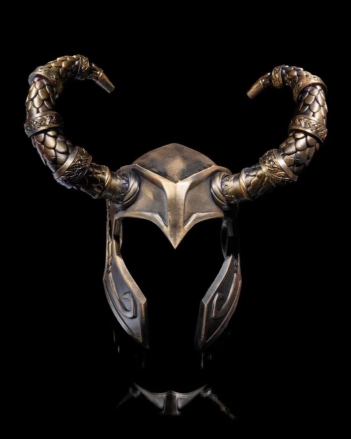 3D Printed Loki Helmet STL for FREE Download