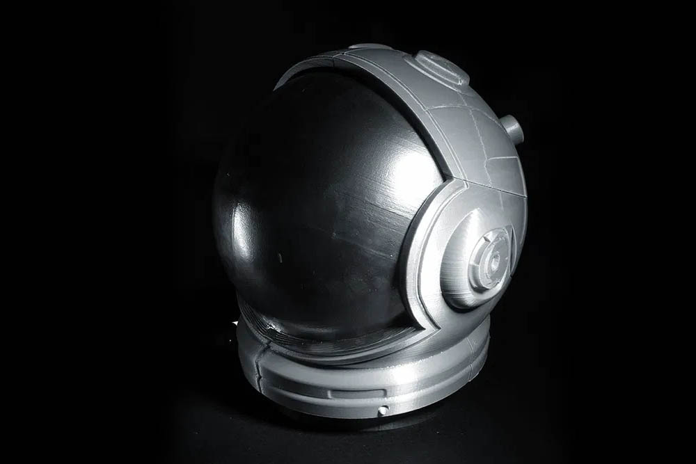 3D Printed Cosmic Astronaut Helmet