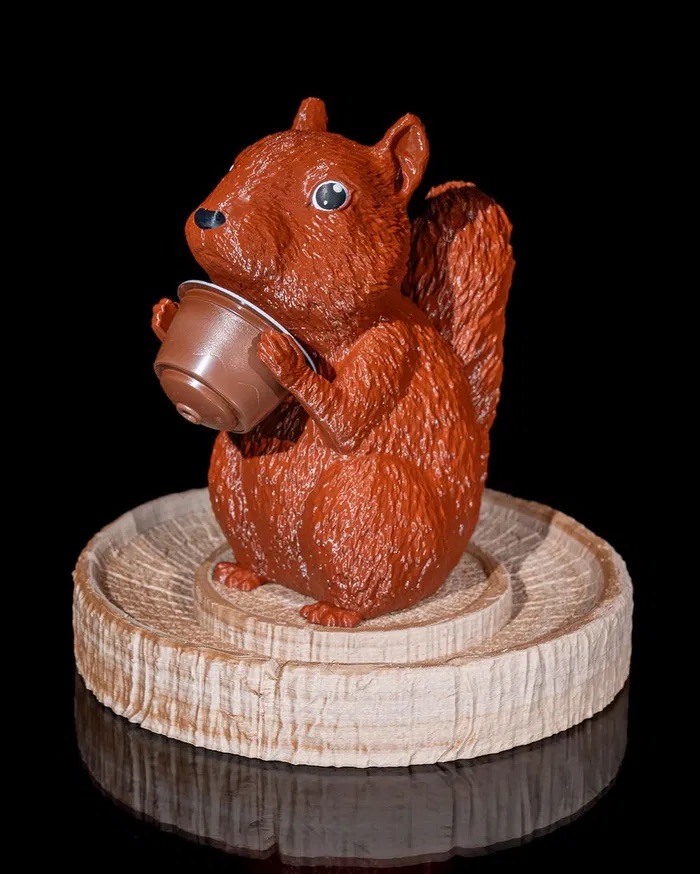 3D Print Caffeinated Squirrel STL for download