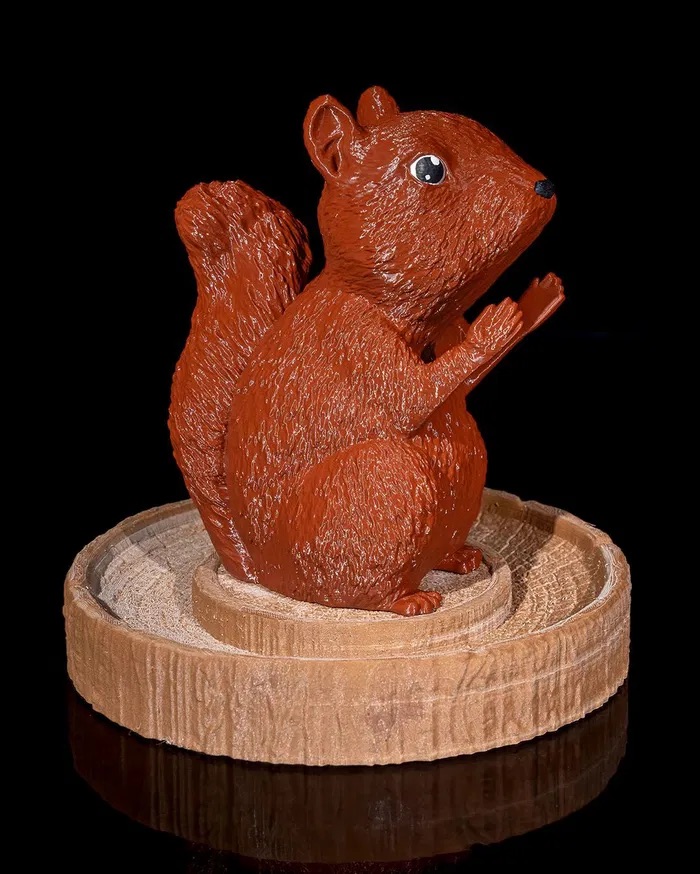 3D Printed Caffeinated Squirrel STL for Download