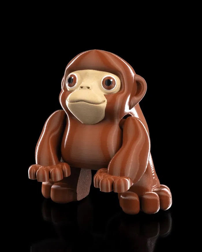 3D Printed Monkey STL for Download