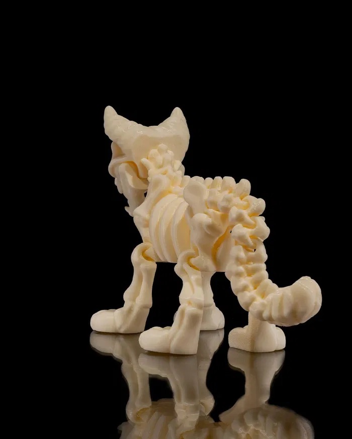 3D Print Skeleton Cat STL for download