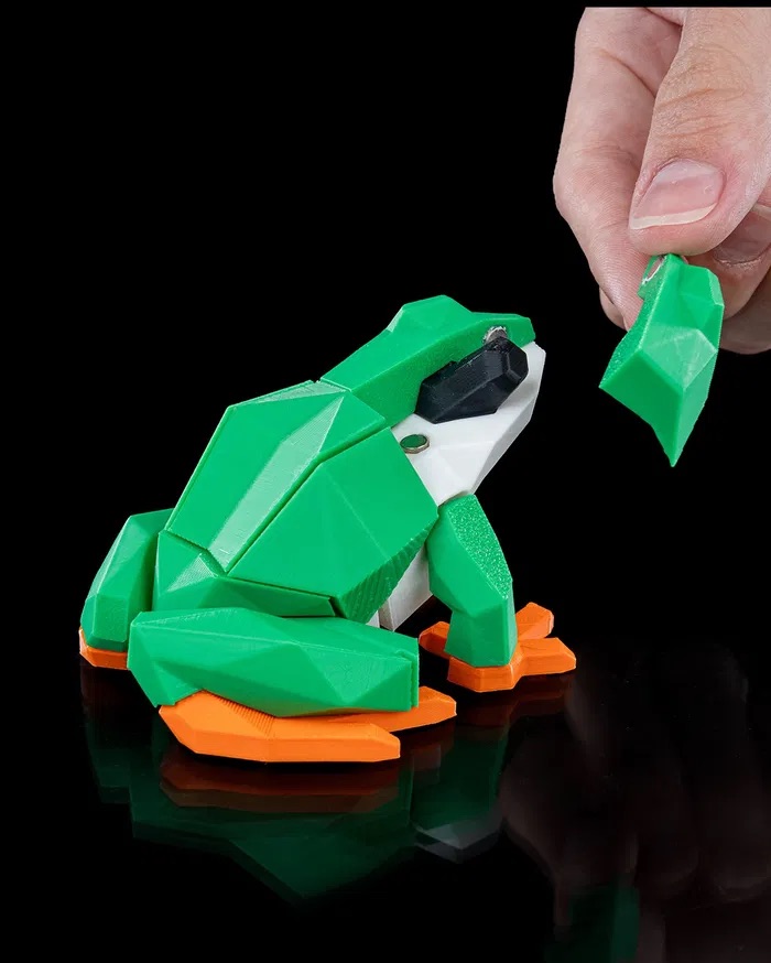 3D Print Low Poly Frog STL for download