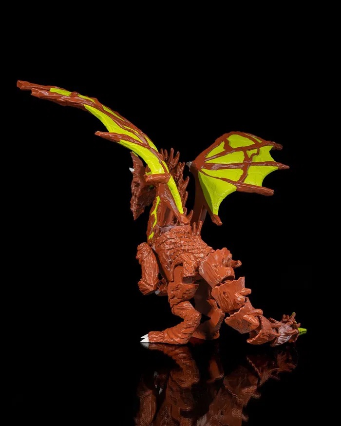 3D Printed Epic Dragon with Wings STL for Download