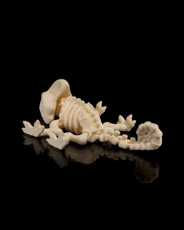 3D Print Skeleton Chameleon STL for Download