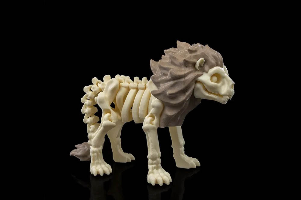 3D Print Skeleton Lion STL for Download