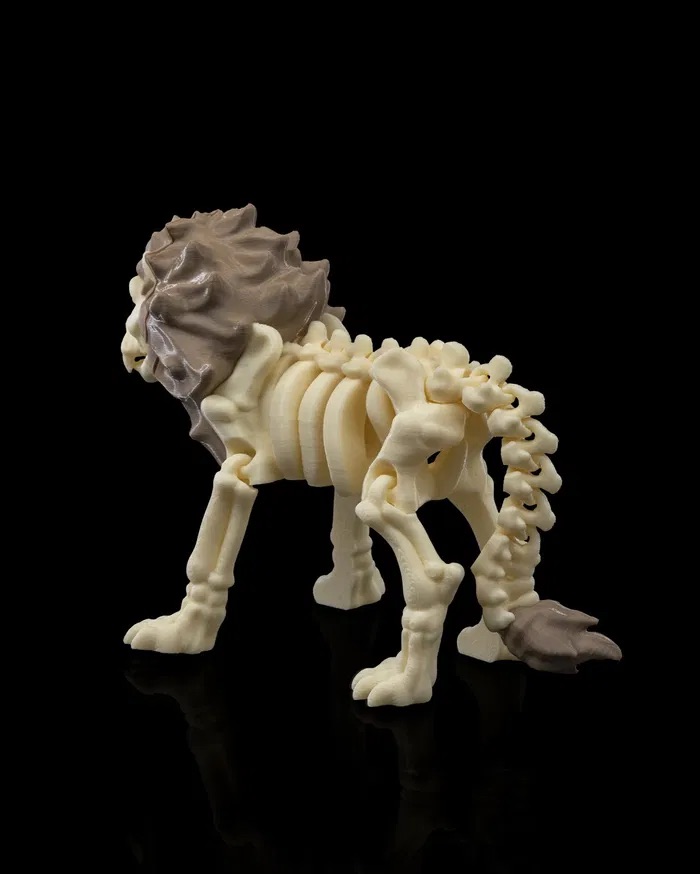 3D Print Skeleton Lion