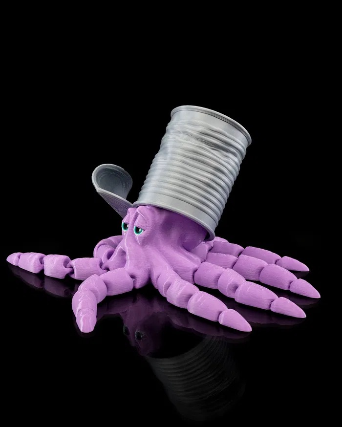 3D Printed Octopus Gus STL for Download