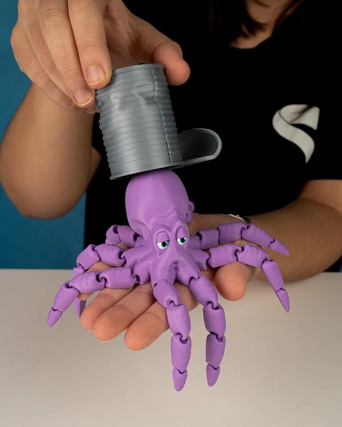 3D Printed Articulated Octopus Gus