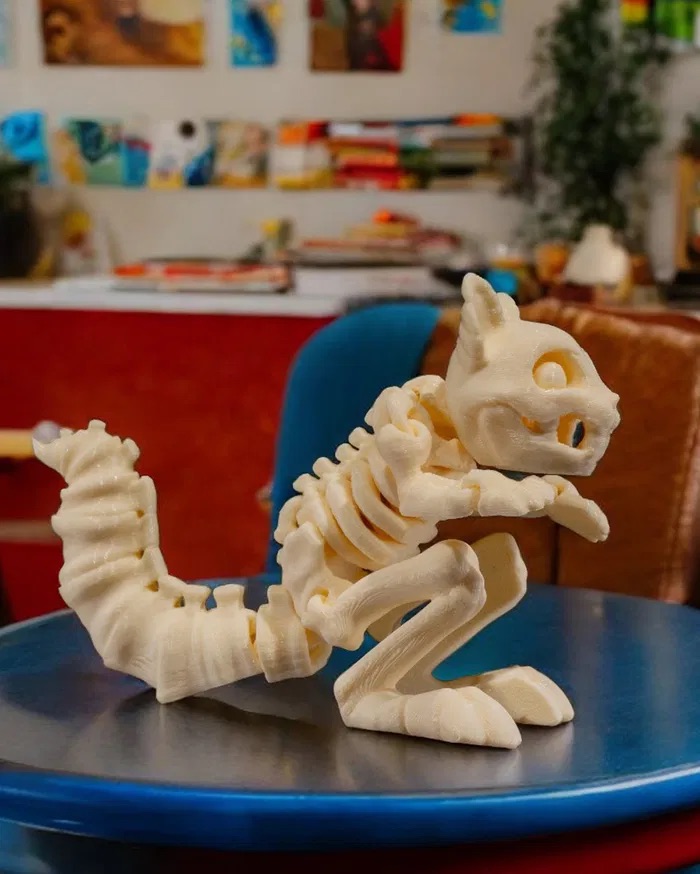 3D Print Skeleton Squirrel STL for Download