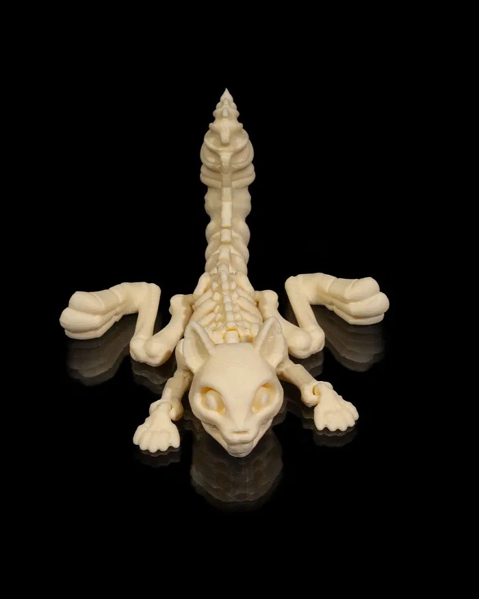 3D Print Skeleton Squirrel STL for Download