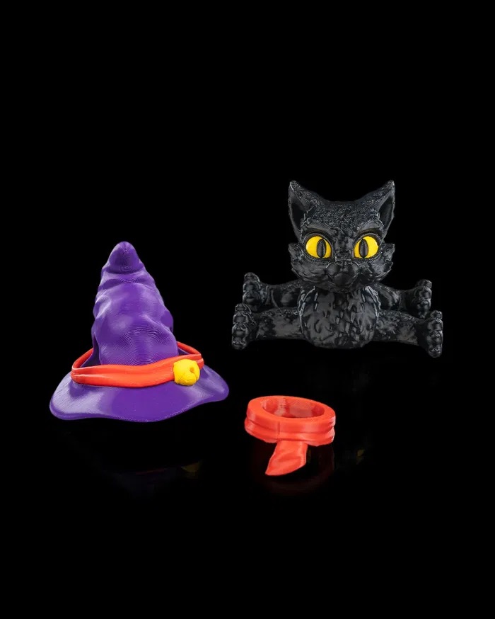 3D Print Cat in a Hat STL for download